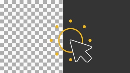 Animation 3D de l'animation d'un clic de souris | Alpha Channel
