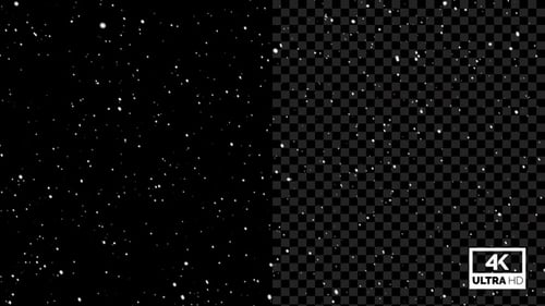 Falling Snow Overlay Particle Animation