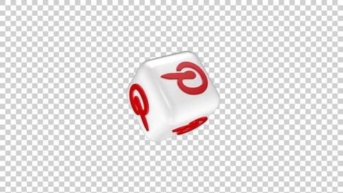 Pinterest Icon On 3D Box