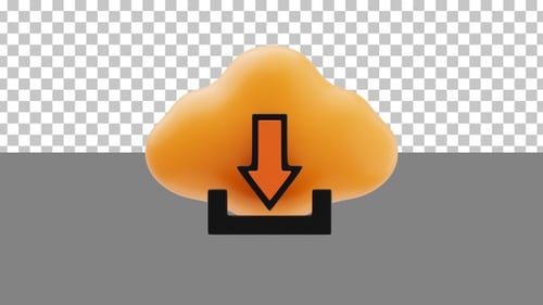 3D Animation of Cloud Download | Alpha Channel