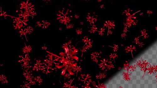 Fleurs de lys rouges v3
