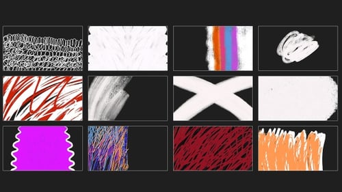 Hand-Drawn Sketch Animated Transitions and Brush Wipes