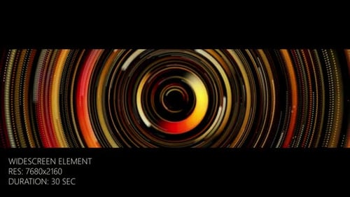 Widescreen Circles Red
