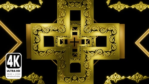 Abstract Ethnic Art Deco 06 VJ 4K