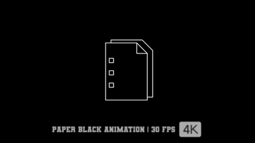 Paper Black Animation