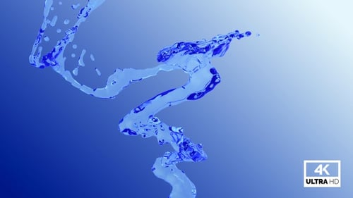 Blue Water Splash V4