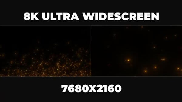 Rising Golden Glowing Particles Motion Background, Backgrounds Motion ...