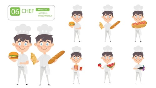 Chef Character Concept - Transparency