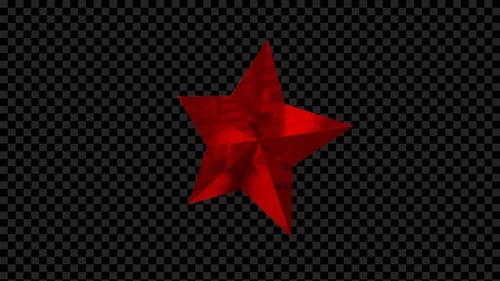 Star Red Glass Alpha Loop