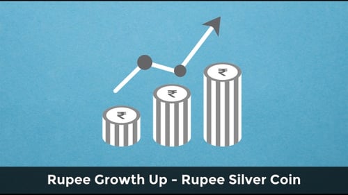 Rupee Growth Up - Rupee Silver Coin