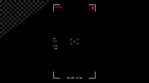 Vertical Video Camera Recording Screen Low Battery Signal Alpha