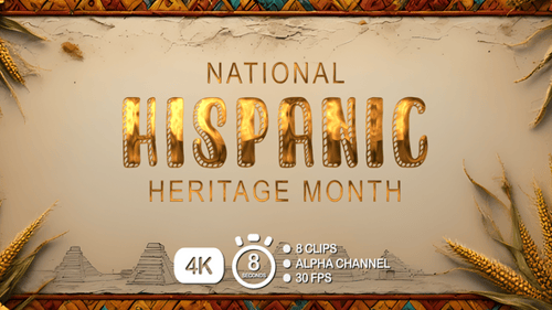 National Hispanic Heritage Month Animation