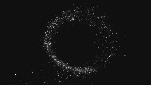 Snow Particles Trails