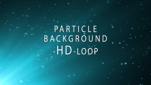 Abstract Glowing Particles and Light Rays Background
