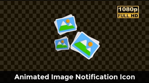 Animated 3D Image Icons with Bouncy Rotation
