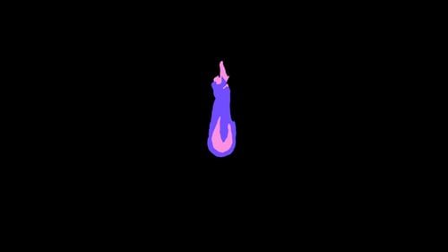 Violet Energy Splash
