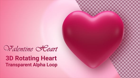 Heart Rotating Alpha Loop, Elements Motion Graphics ft. heart alpha ...