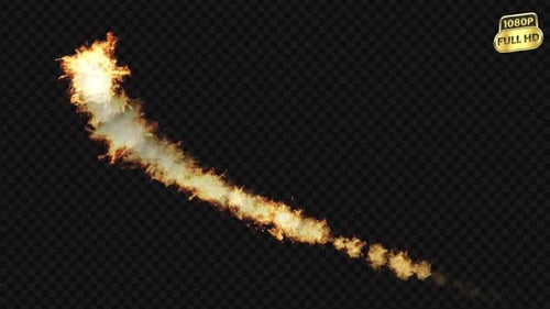 Burning arrow - Alpha Channel