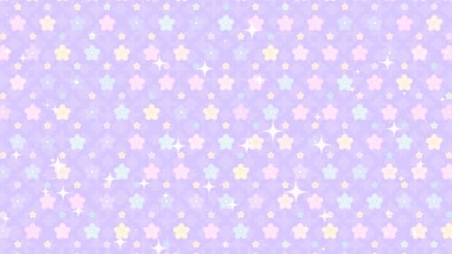 Cute Pastel Flower Pattern