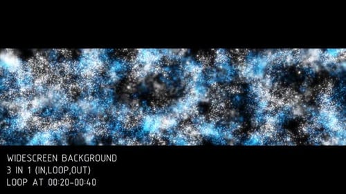 Fondo de partículas Blue Sparkling Awards