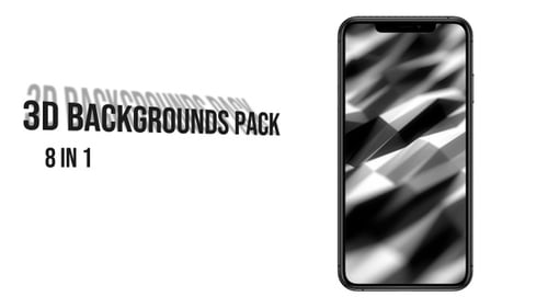 White 3D Backgrounds Pack