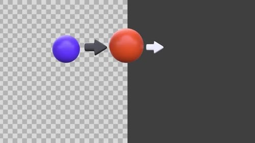 3D Workflow Process Icon Animation