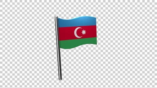 Icône représentant le drapeau de l'Azerbaïdjan