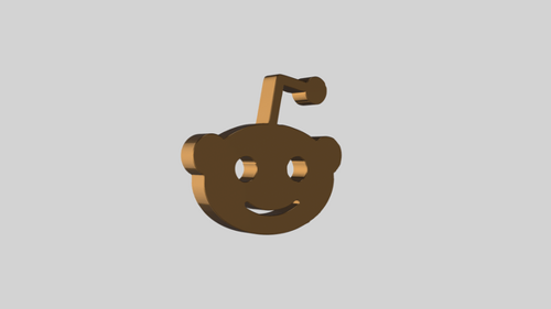 3D Golden Reddit Wiggle