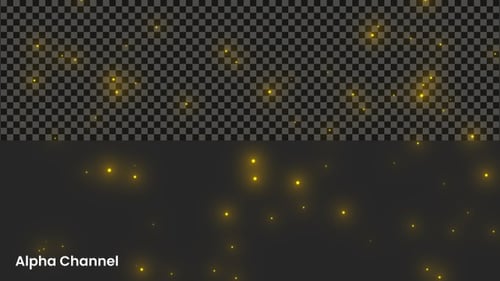 Magical Glowing Firefly Particle Loop