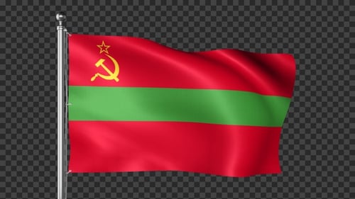Flagge Transnistriens