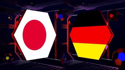 Germany Vs Japan Football World Cup Qatar 2022 Background Loop