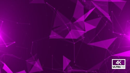 Animated Digital Network Background with Plexus Effect