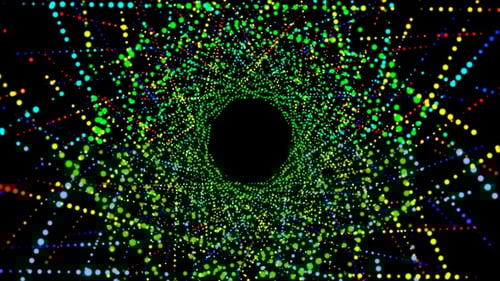 Colorful Particles Background V2