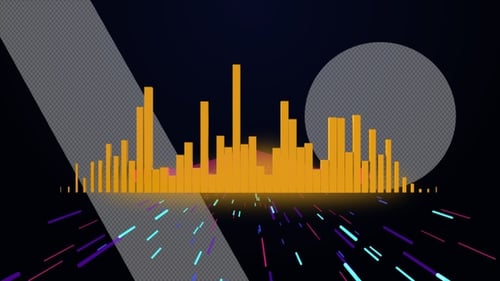 80s Audio Spectrum Loop Alpha