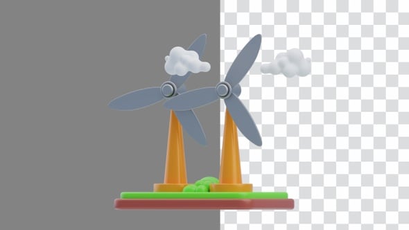 3D Animation of Wind Energy, Backgrounds Motion Graphics ft. wind ...