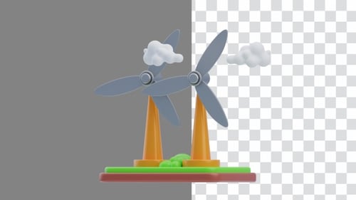 3D Animation of Wind Energy