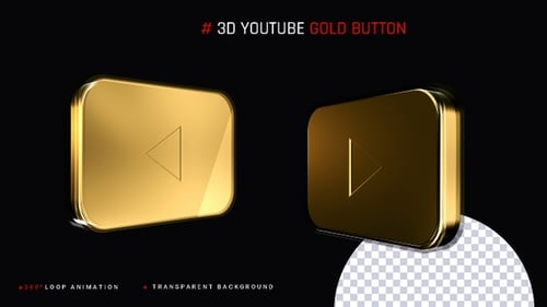 Botón dorado de YouTube