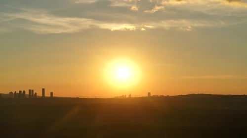 8K Sunset From The Edge Of The City