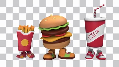 Fast Food Combo Dance Loop