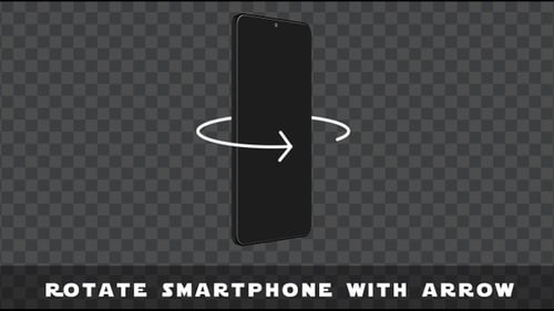 Rotate Smartphone With Arrow