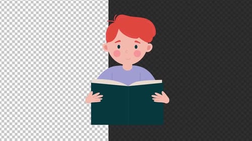 National Read Across America Day Mar 2nd-Boy Character