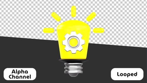 Creative Innovation Idea 3D Animation | Alpha Channel