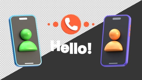 Telefonieren in 3D | Alpha Channel