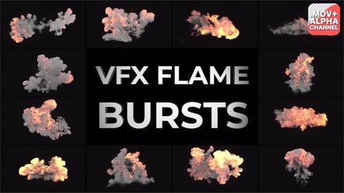 VFX Flame Bursts | Motion Graphics
