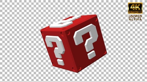 Question Mark Box Looped 4K
