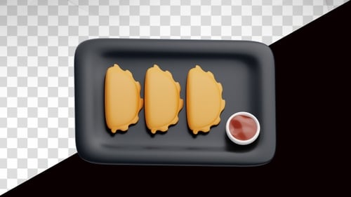 3D Animation of Dumpling