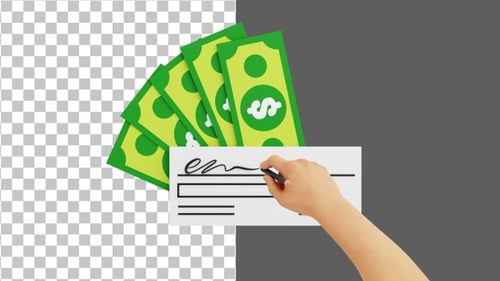 3D Paycheck | Alpha Channel