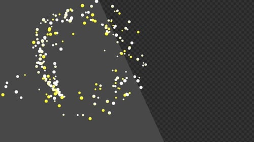 3D Animation of Season Particle Burst | Alpha Channel