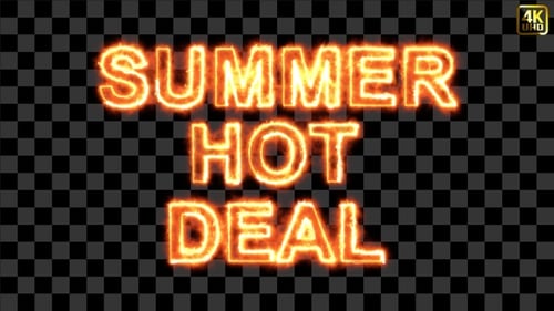 Dynamic Fire Text Effect Animation