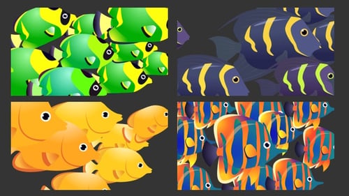 School Of Fish Transitions